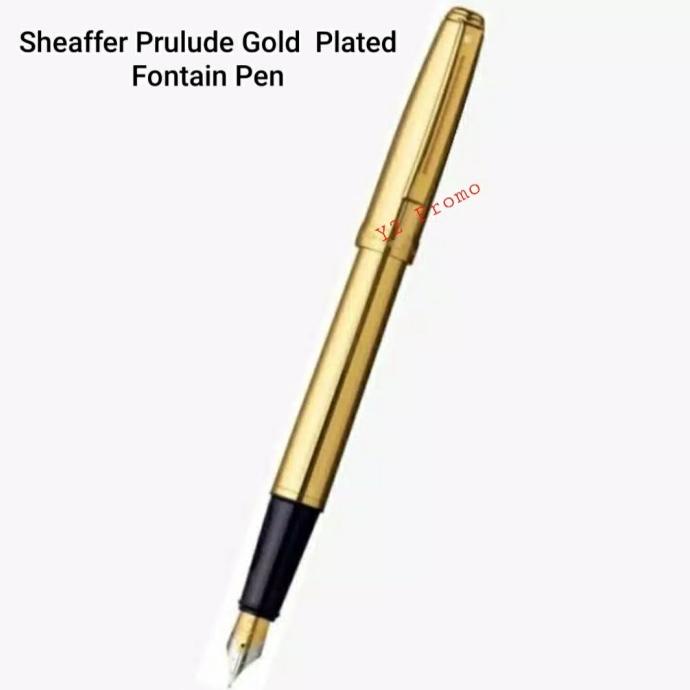 

(COD) Sheaffer Prelude Gold Plated Fountain Pen MURAH Kode 1246