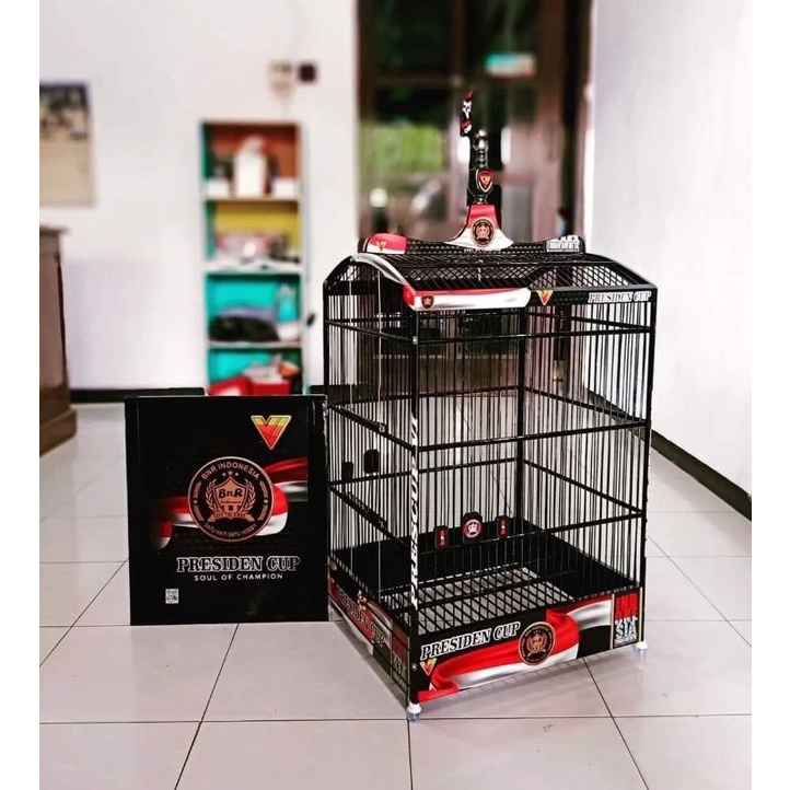 sangkar kandang koper no 2 BNR decal prescup asli