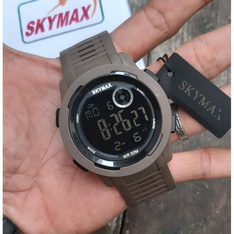 Jam Tangan Skymax Original Waterproof Berenang Digital Pria Wanita