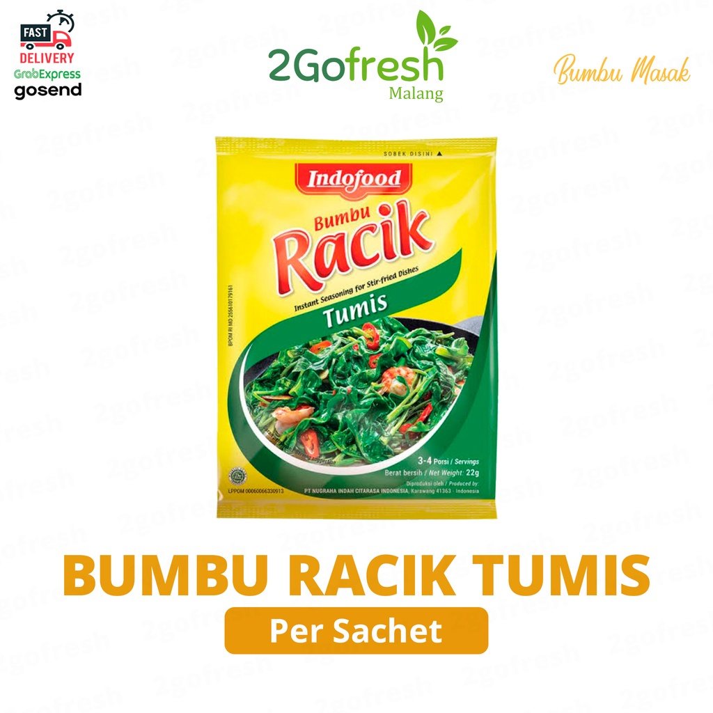 

Bumbu Masak Racik Tumis Sachet - Sayur Sayuran