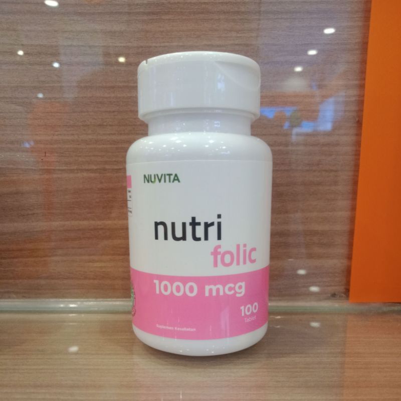 NUVITA FOLIC ACID 1000MCG ISI 100 TABLET / NUVITA ASAM FOLAT 1000MCG  / VITAMIN KESUBURAN