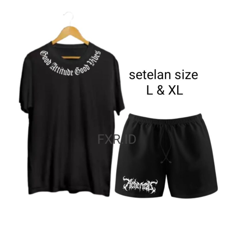 SETELAN KAOS DAN BOXER  DISTRO PRIA WANITA PREMIUM