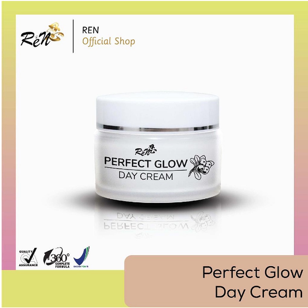 Ren Perfect Glow Day Cream 15gr - Cream Siang - Cream Pencerah Wajah - Glowing Cream - Krim Siang - Krim Wajah