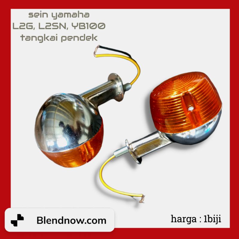 Lampu sen sein riting yamaha YB100 L2G L2Super pendek 1biji