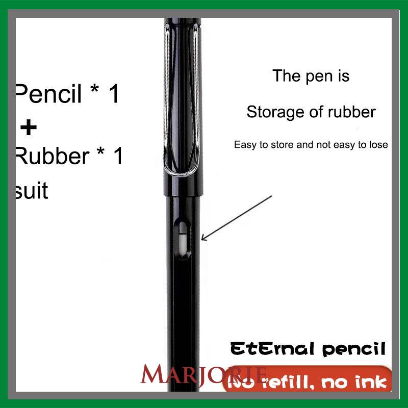 Pensil Pencil tanpa batas Painting Brush Everlasting HB Eternal Pencil - Biru Tidak perlu memotong dan menulis terus-menerus-MJD