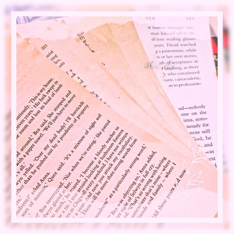 

(10pcs) OLD English Novel Paper vintage | DIY bujo journaling retro