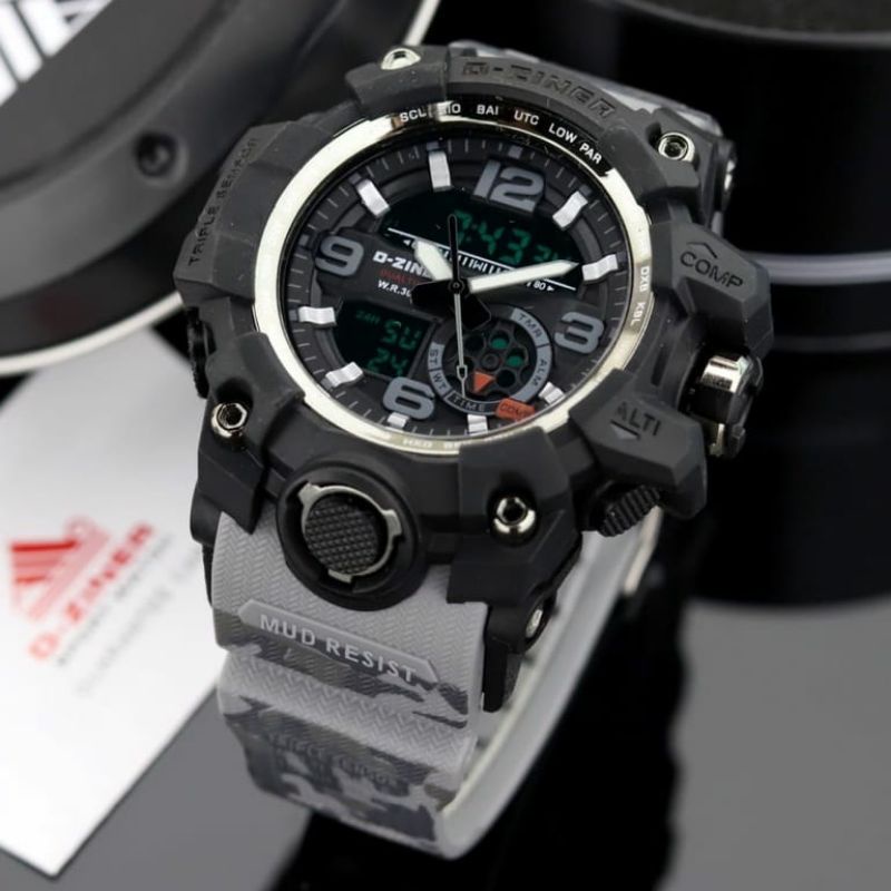 Dziner Gg1000 Fashion Pria Terlaris Tahan Air 50M Jam Tangan Pria Original