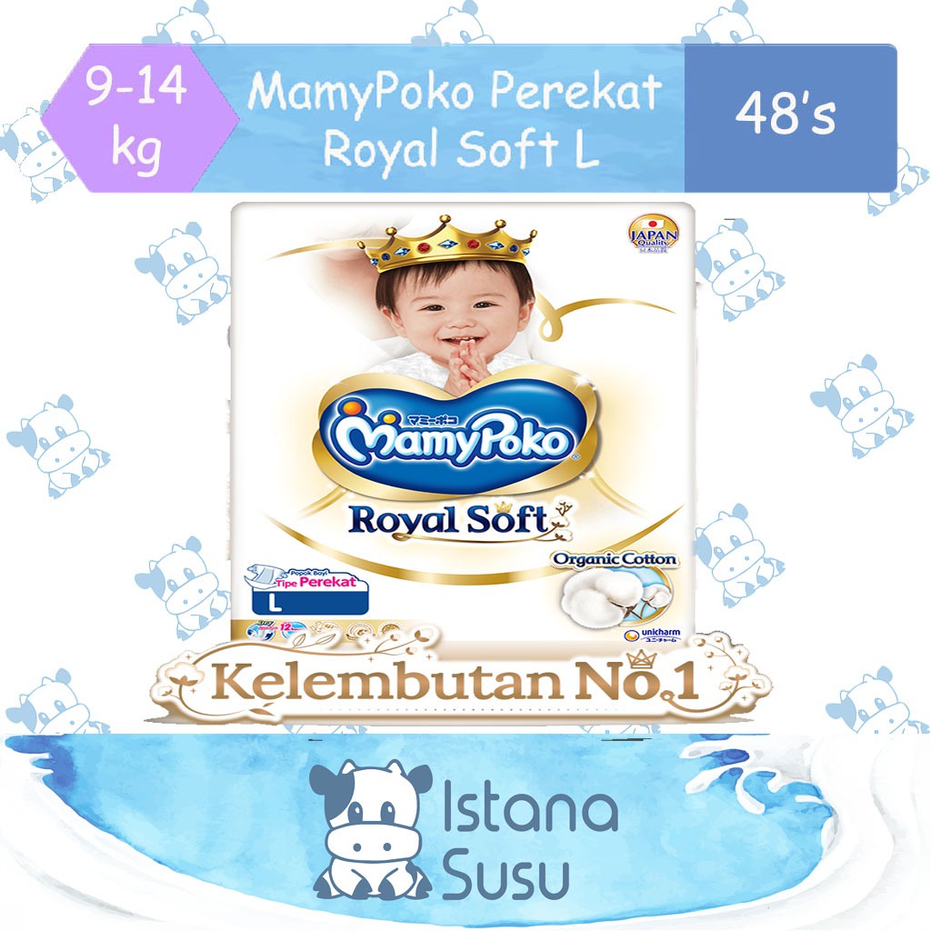 MamyPoko Royal Soft Tipe Perekat Extra Dry