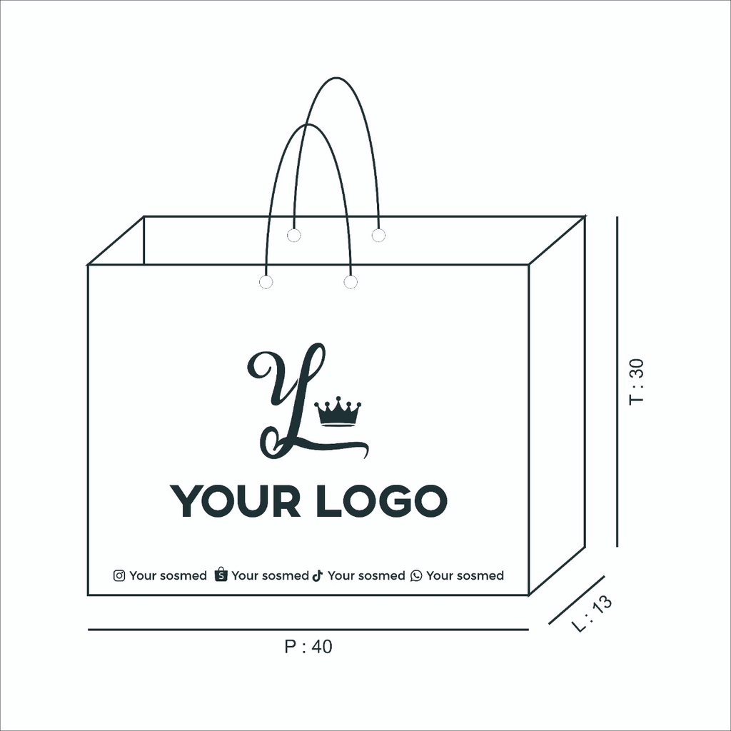 

PAPERBAG PUTIH CUSTOMSIZE CETAK SABLON