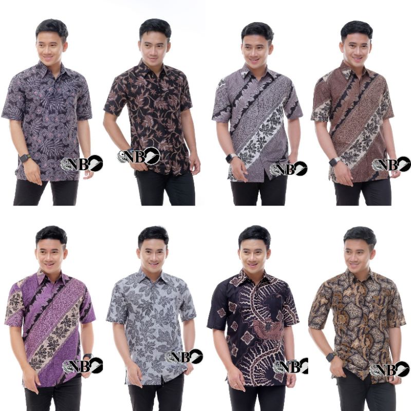 KEMEJA HEM BATIK LENGAN PENDEK TERVIRAL TOP 1 DI SHOPEE ORIGINAL M L XL XXL