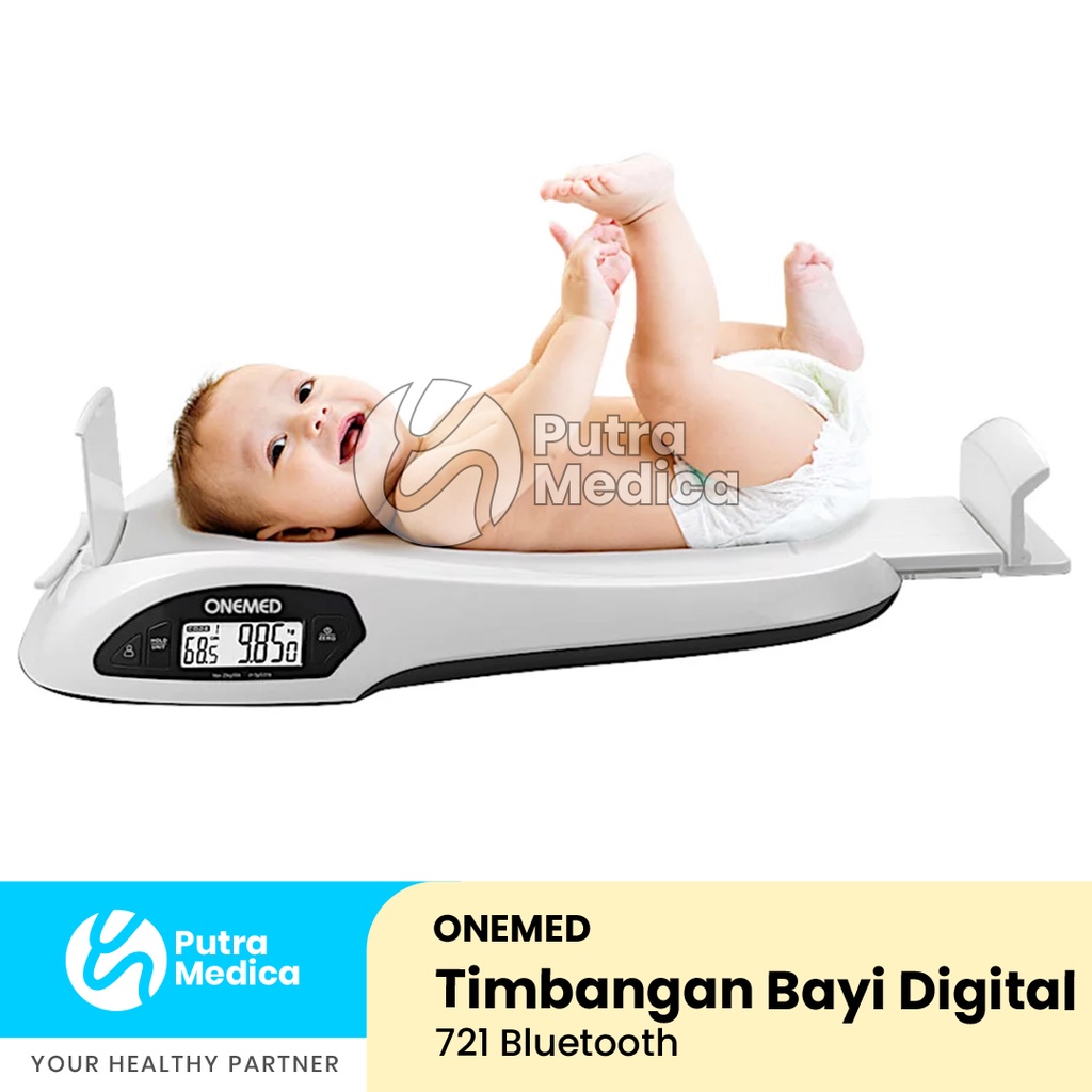 Onemed Timbangan Bayi Digital Type 721 dengan Bluetooth [Random] / Electronic Baby Scale