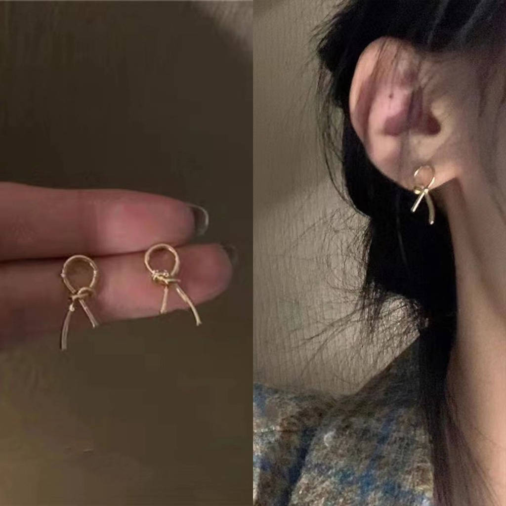 Anting Model Simpul Gaya Korea Untuk Wanita