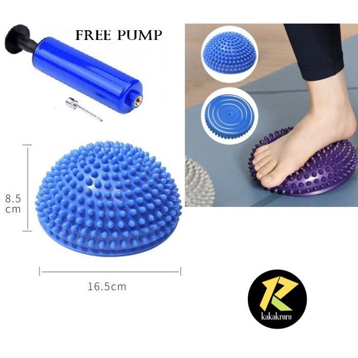 Balance Yoga Ball Half inflatable - yellow