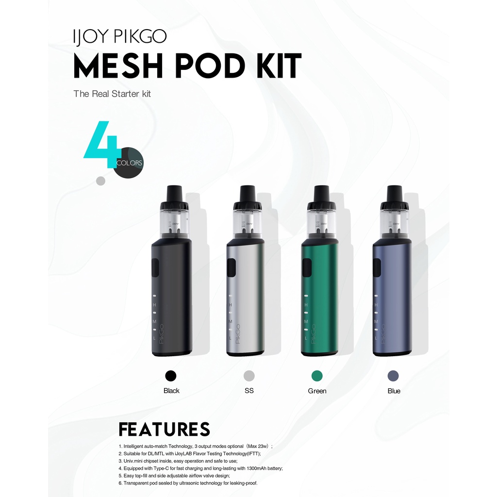 VAPE POD IJOY PIKGO TERMURAH MANTAP