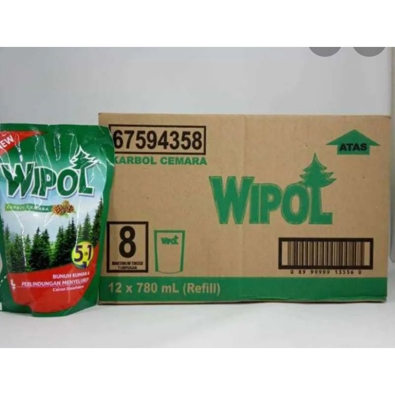 Wipol Cemara 780ml dus ( isi 12)
