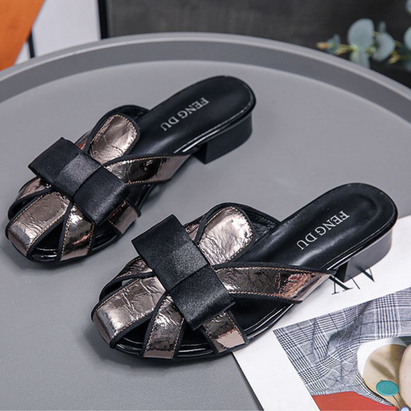 [✅BISA COD] Sandal Wanita Import BLOOM Mules 10323 VIRAL 2021 2022