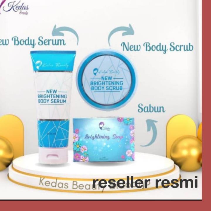 limited Edition✔️paket lengkap kedas beauty original bpom 3 in 1(sabun+gold jelly+body serum)|SQ7