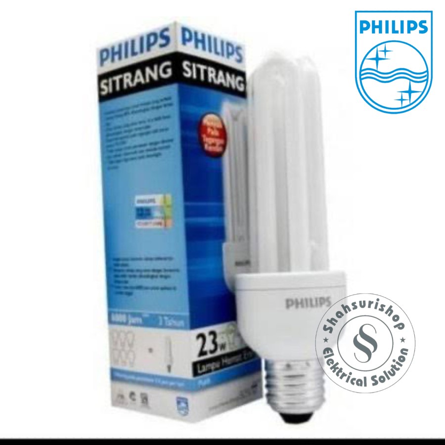 PHILIPS SITRANG 23 WATT 23W 23WATT E27 PHILIPS LAMPU JARI