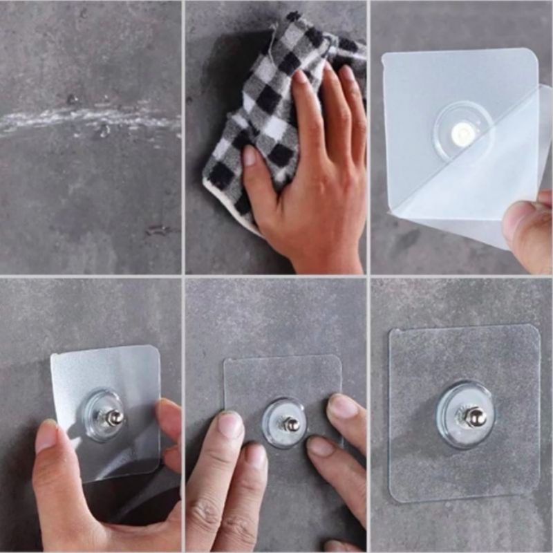 Paku Tempel Dinding Magic Hook