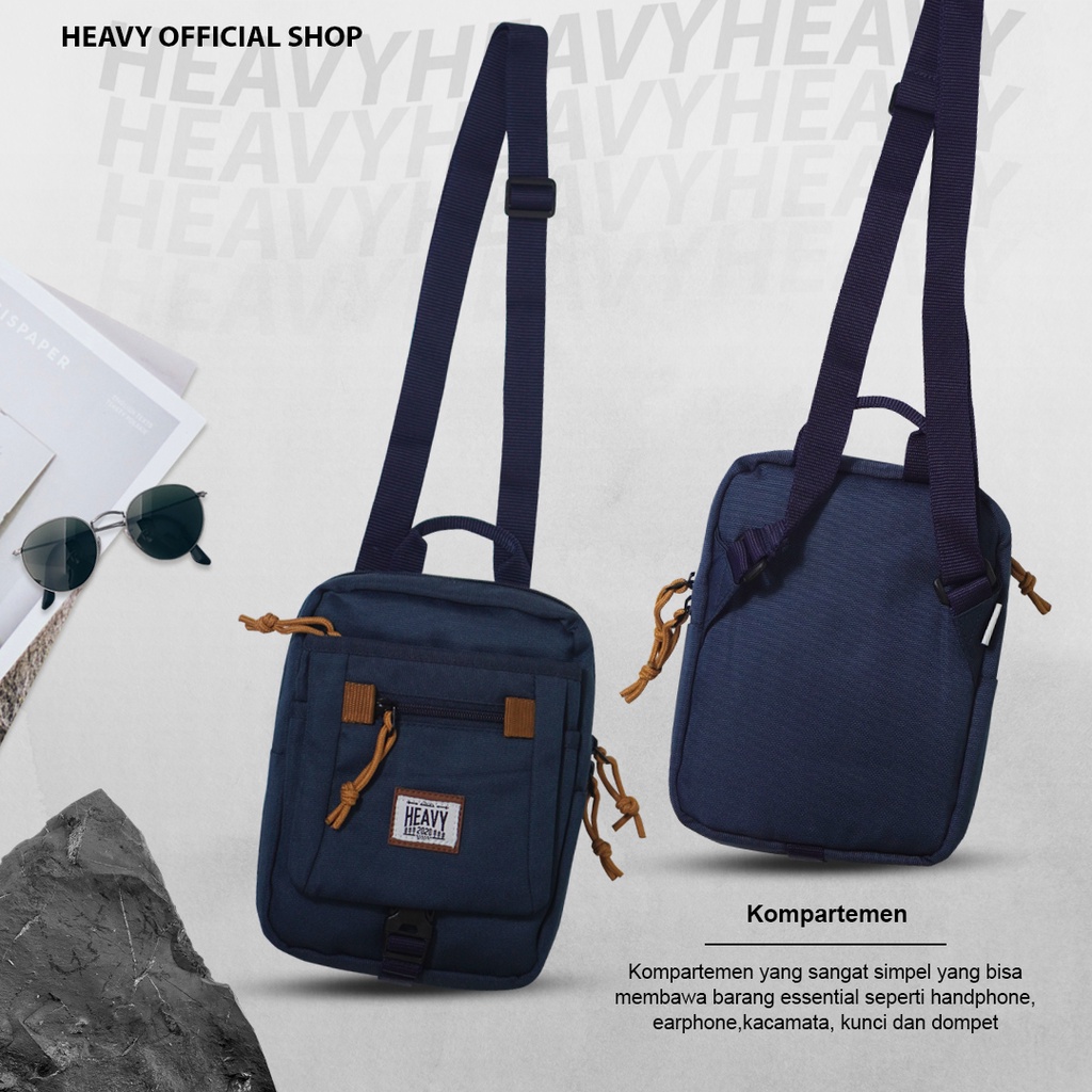 Heavy.bag tas selempang pria traveling - Tas pria heavy - Sling bag heavy original cross body bag ransger