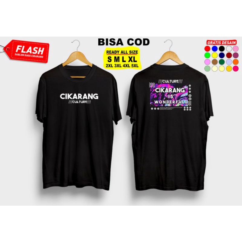 NEW ART CIKARANG VOL 10 - KAOS CIKARANG || bisa request kota ataupun gambar sendiri