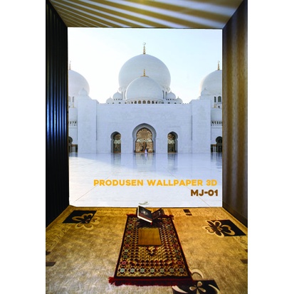 Printing Wallpaper Mushola Rumah 3d Gambar  Kabah Mekah