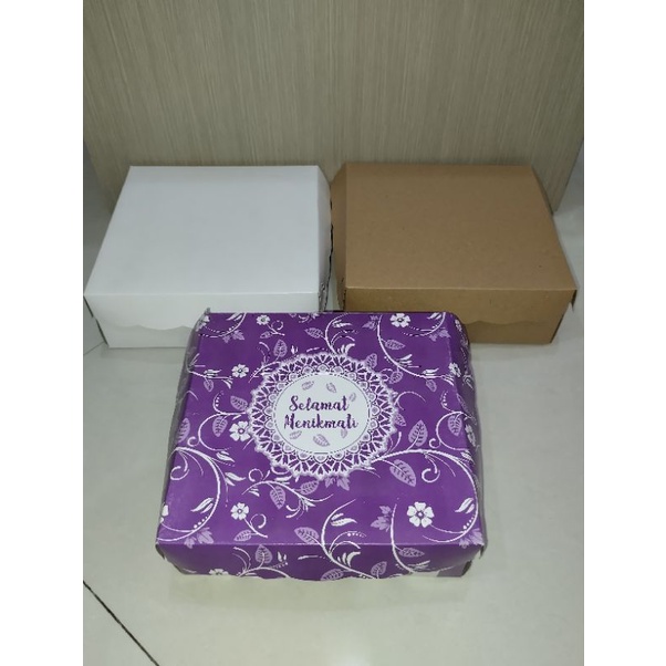 Kotak R8/Kotak nasi/Kotak nasi kertas/kotak catering/Wadah nasi kotak/Kotak nasi polos/kotak makan