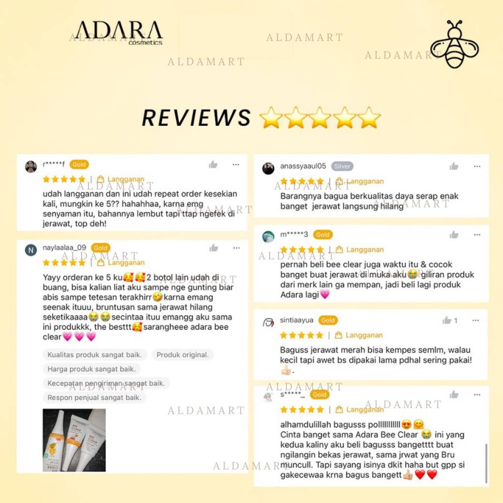 ADARA Obat Totol Jerawat Bee Clear Acne Gel / Bee Clear Extra Formula