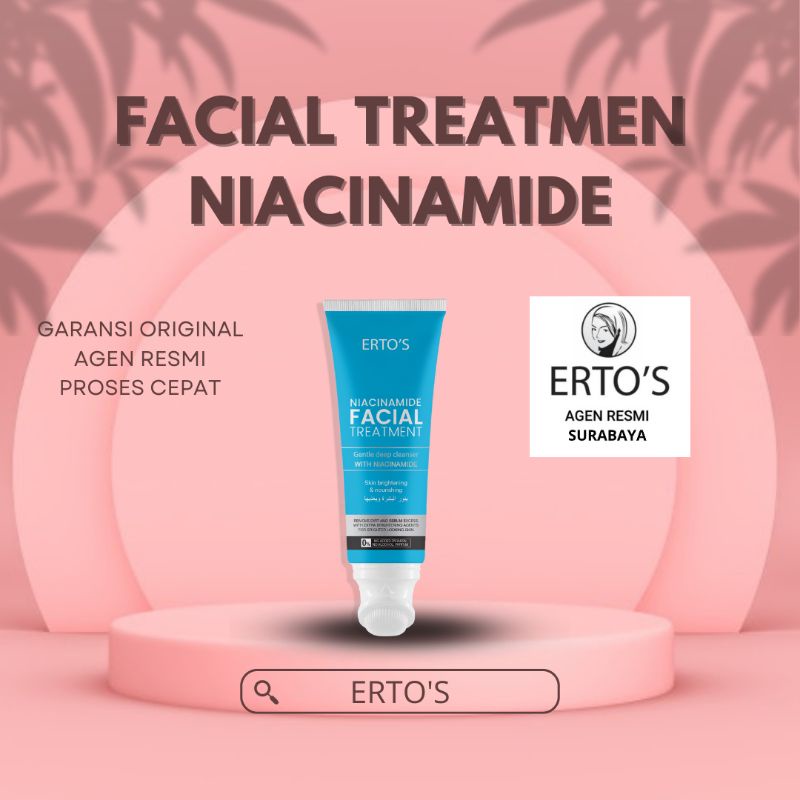 ORI Ertos Facial Treatment Niacinamide Wash sabun wajah mencerahkan
