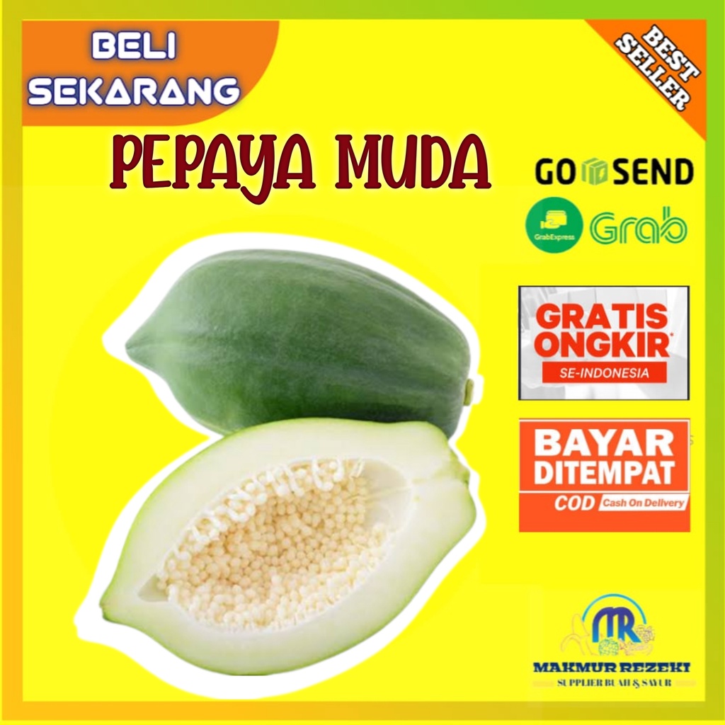 

PEPAYA MUDA SAYUR PEPAYA 1 BUAH UTUH