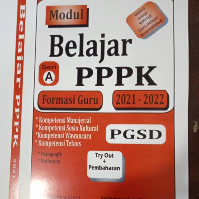 "VND.18Oc22ᵁ" modul belajar PPPK PGSD formasi guru 2021-2022