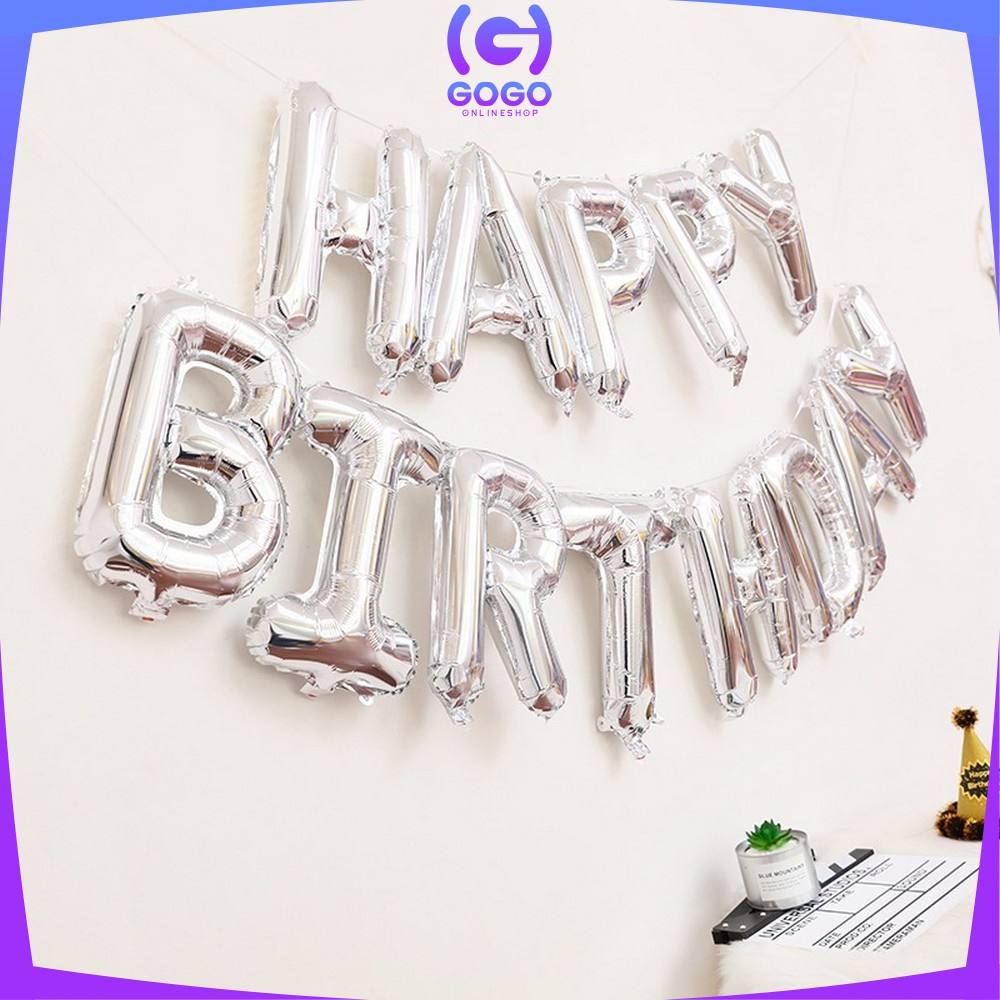 GOGO-C390 Ballon Foil Abjad Alphabet Polos Silver A-Z Balon Foil Angka 0-9 / Balon Foil Huruf Abjad Alphabet Angka Polos / Baloon Huruf Dan Angka Perlengkapan Ulang Tahun