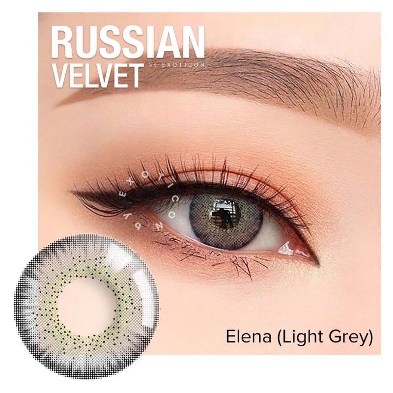 softlens russian velvet elena (light grey).