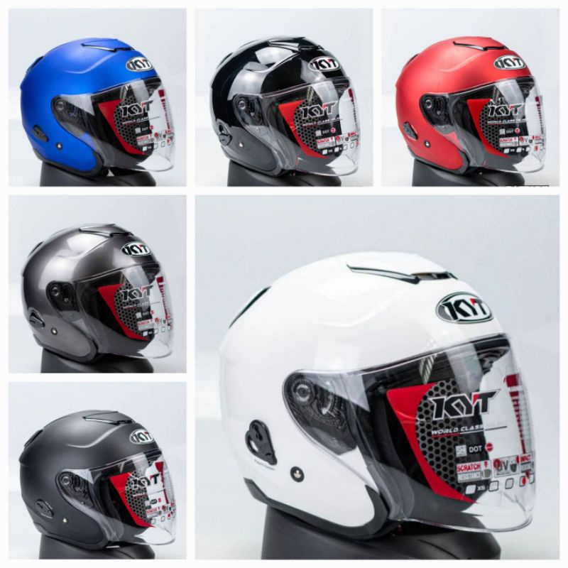 Jual Helm KYT KYOTO R solid ORIGINAL Shopee Indonesia