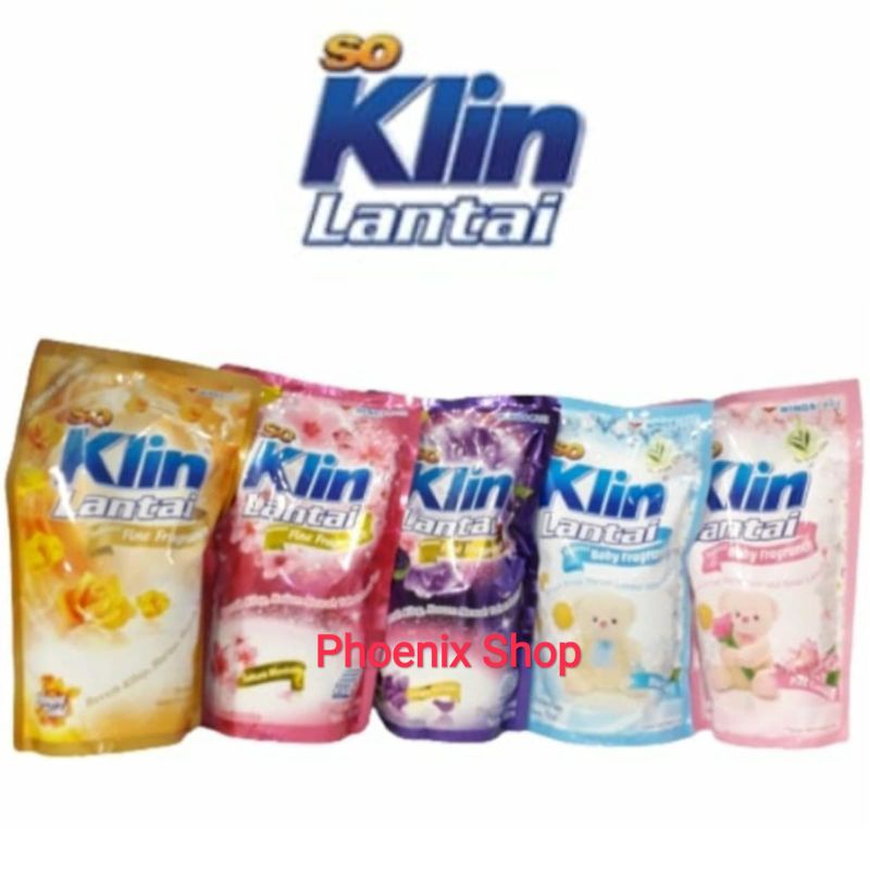 SO KLIN / SOKLIN LANTAI SENSASI BABY & FINE FRAGRANCE LIMITED EDITION REFFIL 800ml