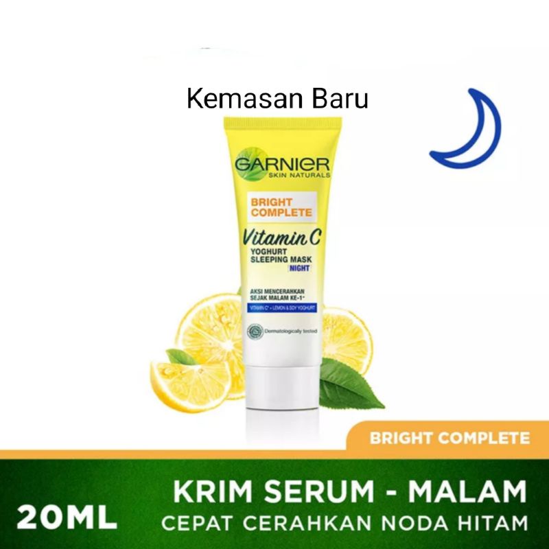 GARNIER BRIGHT COMPLETE VITAMIN C YOGHURT SLEPPING MASK