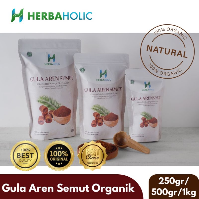 

Gula Aren Semut 1kg/500gr/250gr - Herbaholic - Gula Aren Organik - Gula Aren Asli - Gula Aren Alami