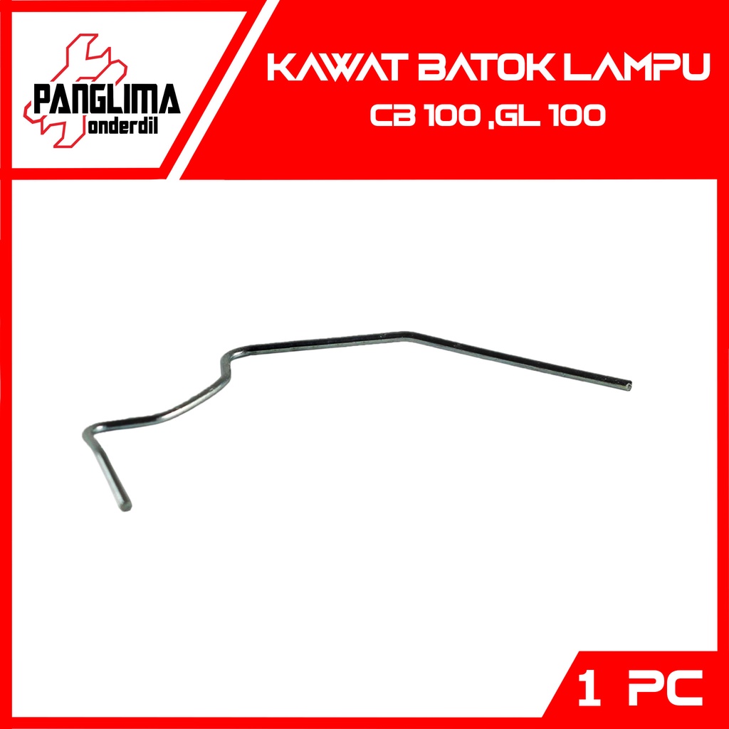 Kawat Batok Lampu Depan GL100 &amp; CB 100 Besi Kelip-Clip