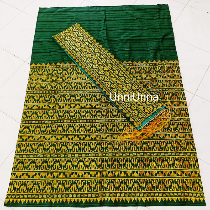 Jual Tapis Antik Nan Cantik Bordir Tingkat Kain Tenun Songket Etnik