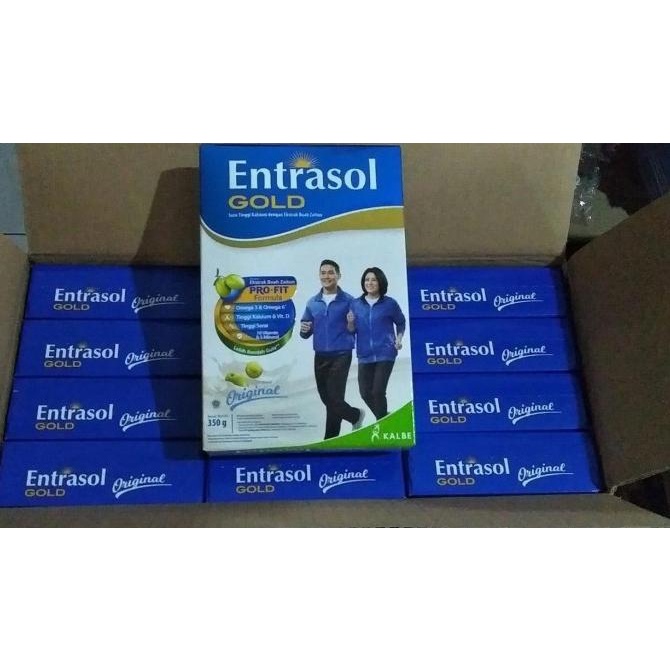 [ COD ] Susu Entrasol Gold Original / Vanilla 350 gram