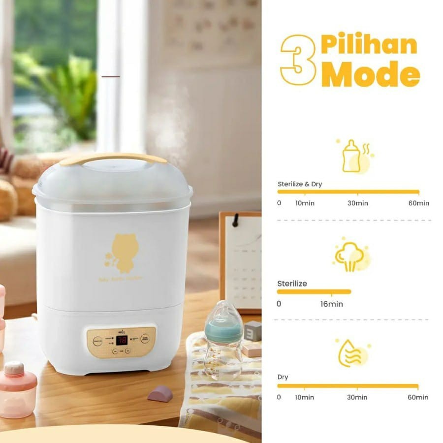 ELEK184 EMILY STERIL BOTOL BAYI STERILIZER  &amp; DRYER EST19201