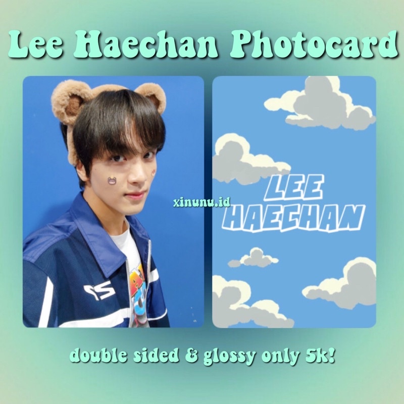 [PILIH JNT] HAECHAN PHOTOCARD by xinunu.id | BACA DESKRIPSI| PHOTOCARD FANMADE UNOFFICIAL