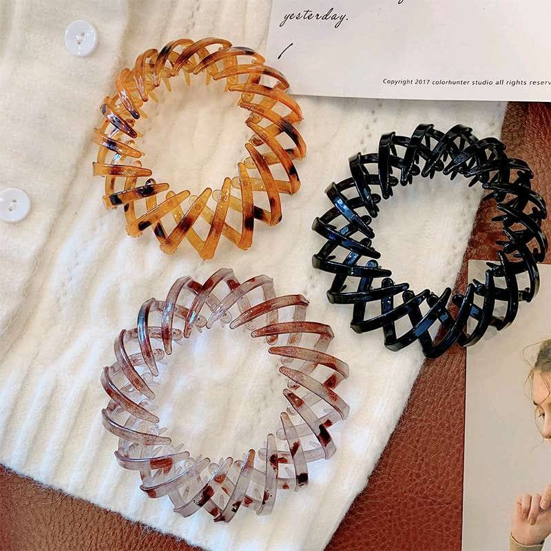 Jepitan Rambut Donat / Jepitan Sarang Burung / Hair Claw Clip / Jepit Rambut Korea Bulat /Meatball hair Clip