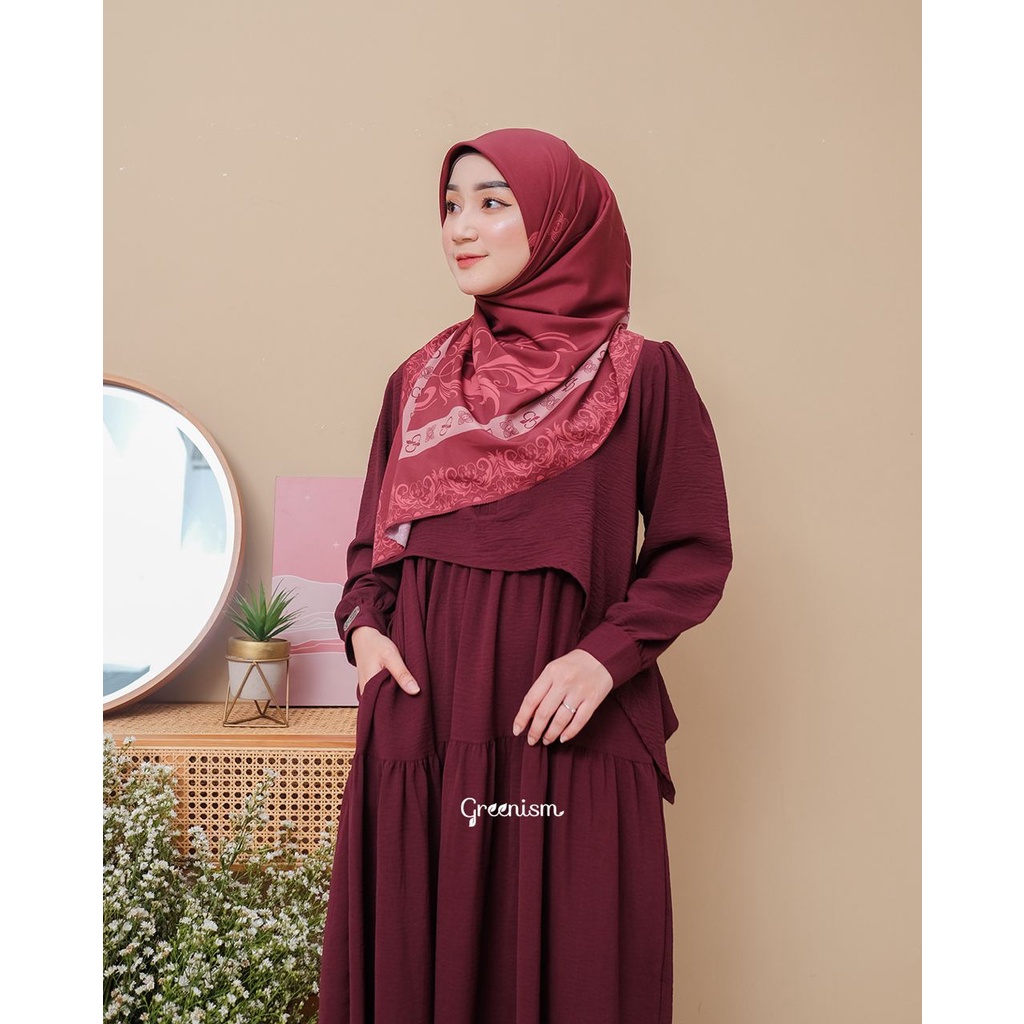 Greenism Davina Dress Quality Premium Syari'i