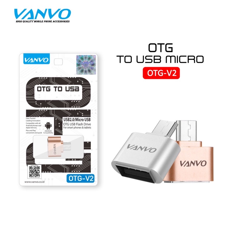 Otg Micro/Typec Vanvo Otg-v1 / Otg-v2 Alumanium Cell