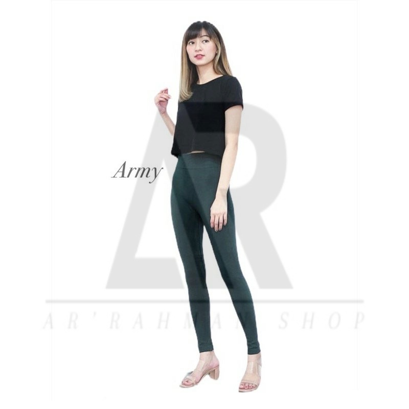 [TERLARIS] Legging Wanita Polos Kaos Rayon / Legging Basic Tidak Licin / Lejing / Legging standar dan Jumbo Bahan Kaos