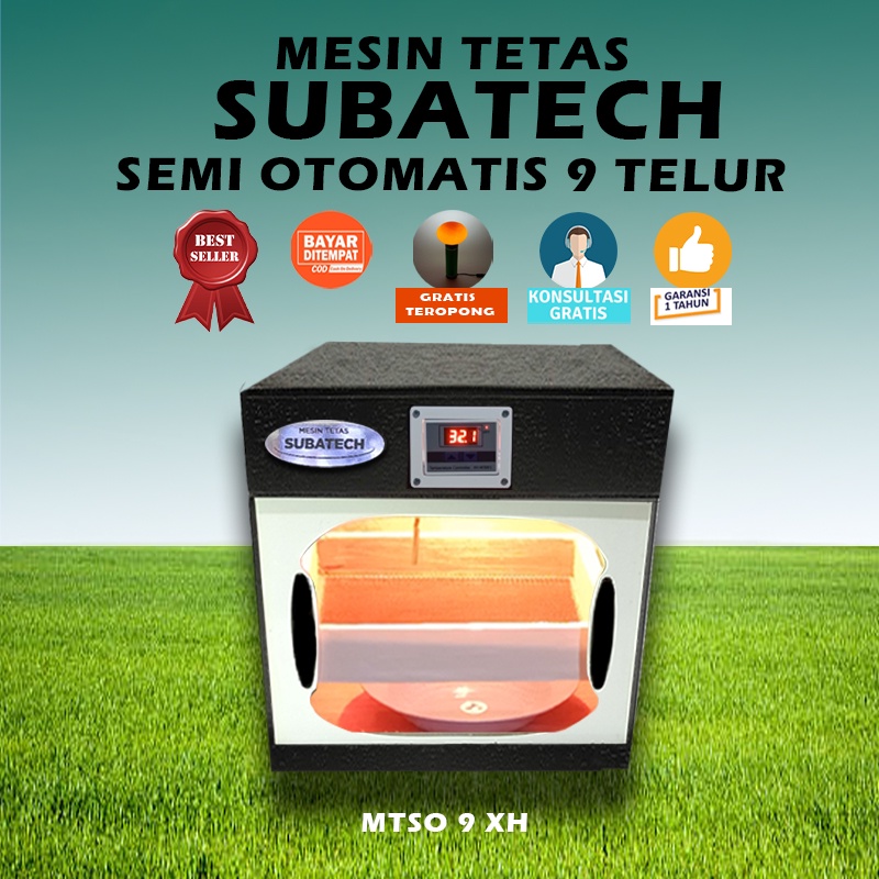 Mesin Tetas Telur Semi Otomatis Penetas SUBATECH MTSO 9