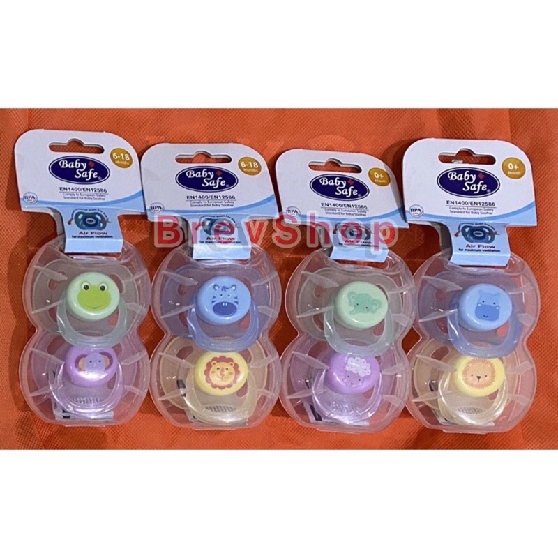 EMPENG ANAK BAYI BABY SAFE SOOTHER PACIFIER 0 6 bulan dan 6 - 8 bulan newborn