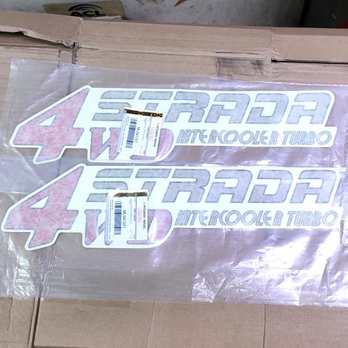 sticker stiker strada 4WD intercooler turbo L200