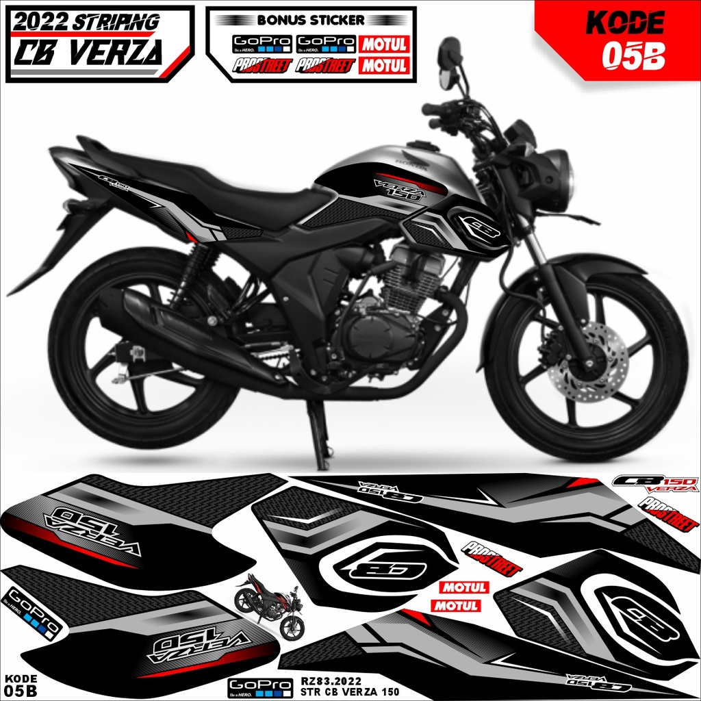 Jual Sticker Striping Honda Cb Verza Decal Cb Verza Variasi Cb